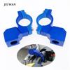 1 Pair 22mm 7/8" Universal Motorcycle Handlebar ATV Rearview Mirror Bracket Mount Adapter CNC Aluminum Holder Clamp Screw Parts