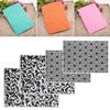 4PCS Plastic Embossing Folders Template  Card Making Scrapbooking Paper Tools
