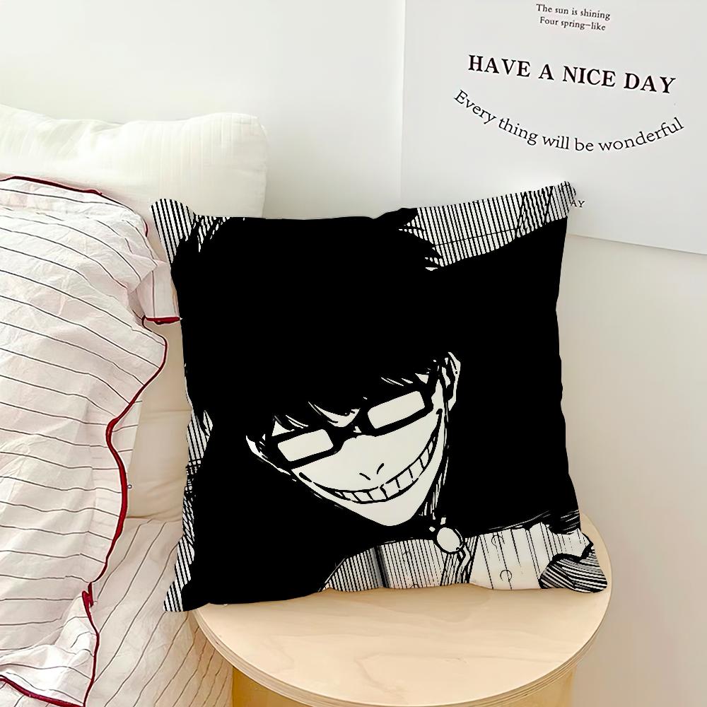 Cool Comic Anime B-bule J-Jinpachi L-lock Ego Comfortable Soft Pillow Case for Sofa Living Room Home Decor Protective Covers