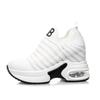 Air Cushion Shoes Women's Shoes New Fashion Breathable Mesh Casual Shoes Inner Height Increase Women's Shoes Small Size