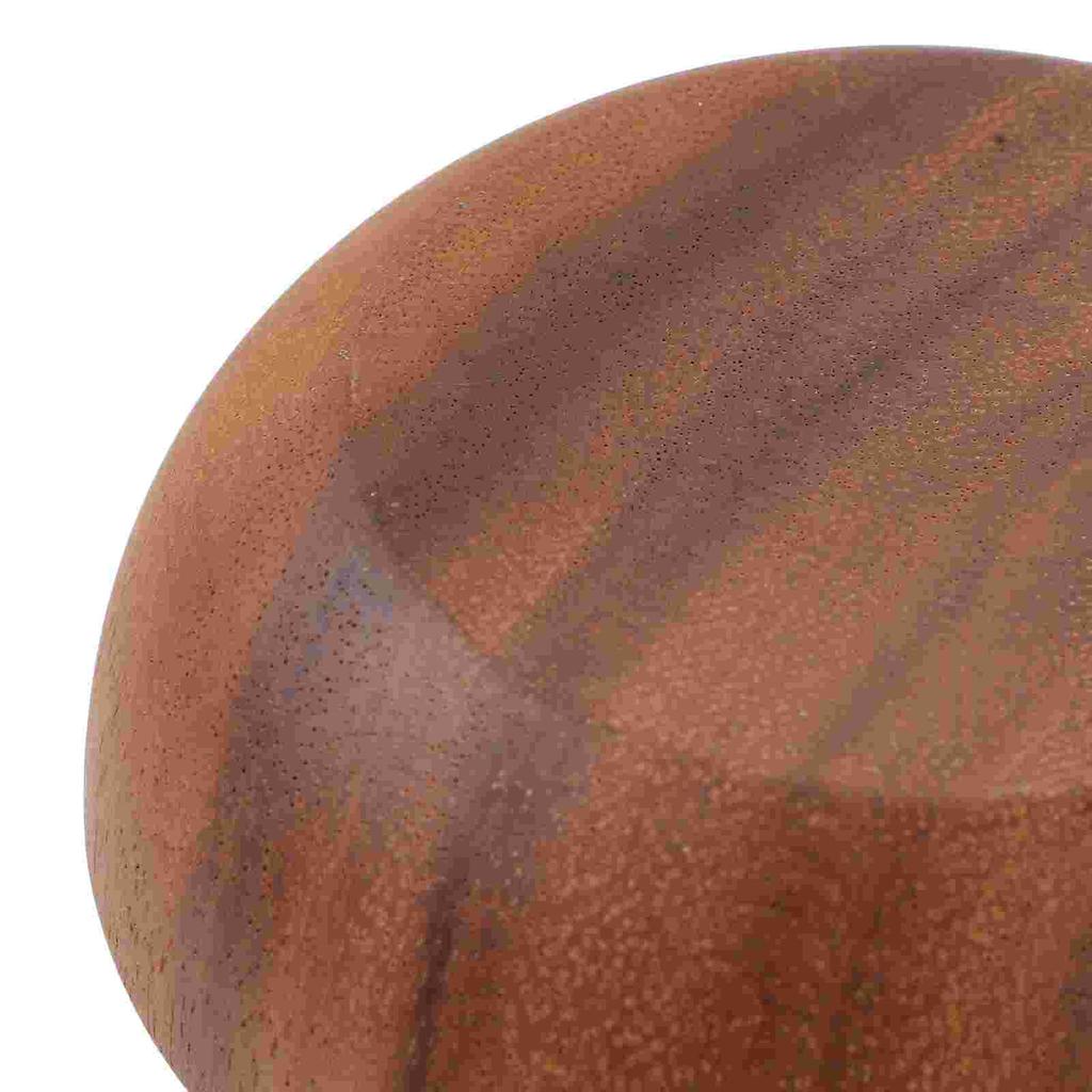 Acacia Wood Plate Round Dish Dinner Plates Food Serving Snack Holder Fruit Storage Condiment Containers Home Bowl