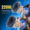 W-King T12 Portable Party Speaker with Karaoke & RGB Lights CN Plug (adapter Included)