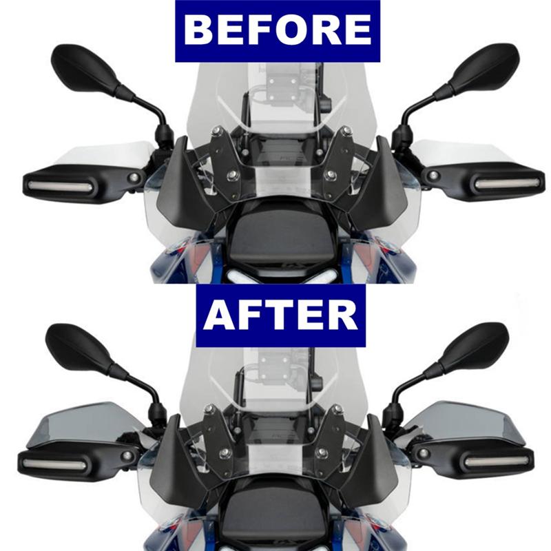 

NEW-For BMW R1300GS Hand Guard Handguard Extension Protector Hand Shield Larger Shield R1300 GS R 1300 GS ADV R 1300GS 2025-2025 чорний