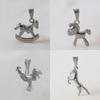 Stainless Steel Unicorn Tiger Horse Pendant For Diy Personalized Animal Necklace Bracelet Charms Jewelry Making Accessories