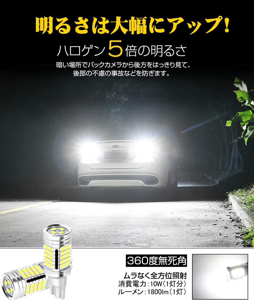 [For Japanese Cars Only] T16 LED Back Lamp Explosive Light