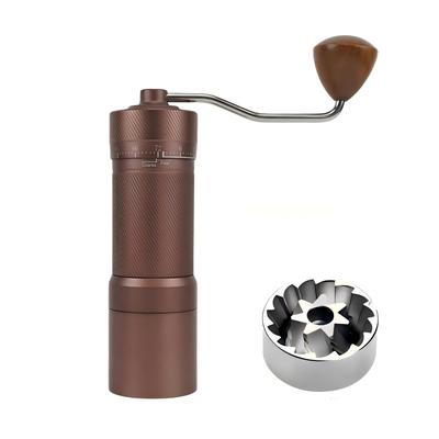 Coffee Space RRG-107 Coffee Mill, Manual Coffee Grinder with Magnetic Attachable Grinding Container, 28g Capacity, External Coarseness Adjustment,