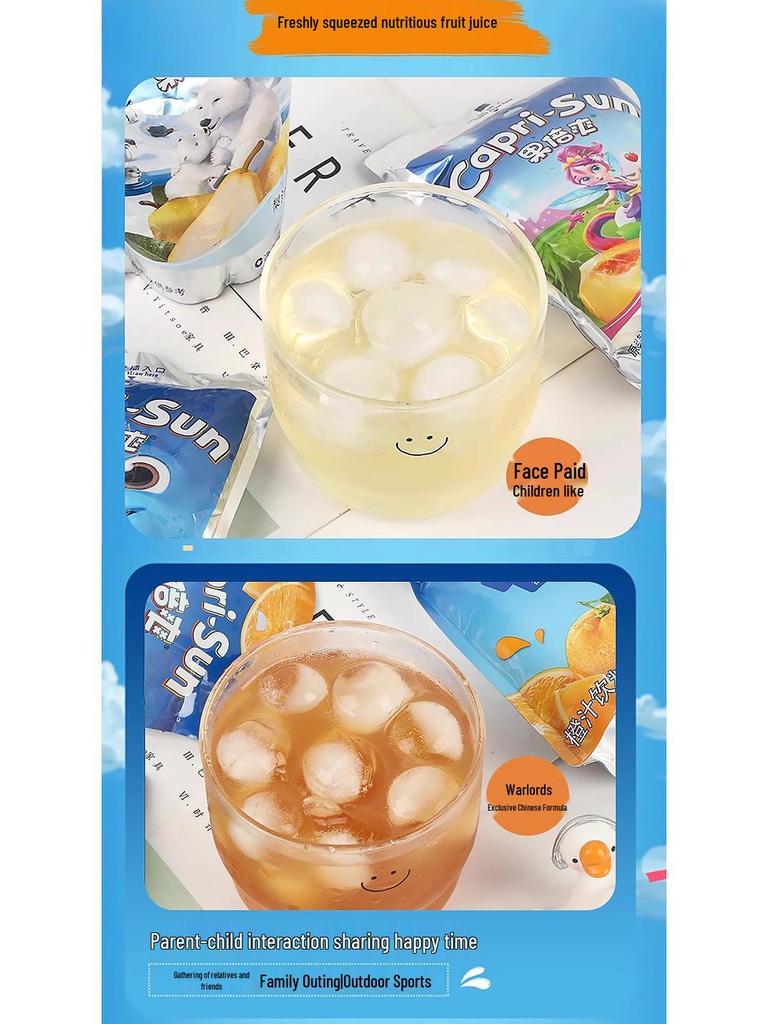 Imported Fruity Goodness: Little Monster Natural Freshly Squeezed 200ml Grape, Pear & Orange Juice for Kids