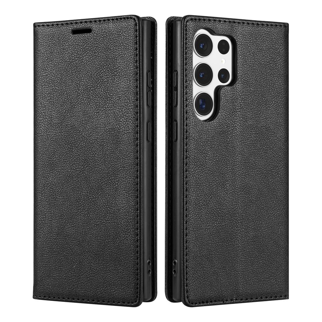 Flip Leather Magnetic Cards Solt Wallet Case For Samsung S26 Ultra S25 Plus S24 S23 A36 A56 Bag Purse Business Ultra Thin Cover