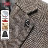 Yalu Men's Goose Down Wool Blend Business Casual Blazer