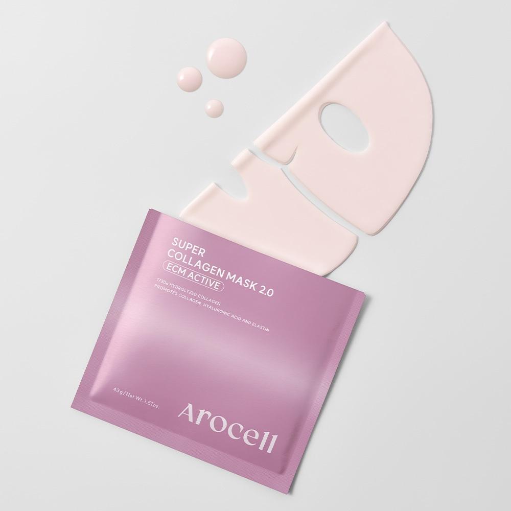 Arocell Super Collagen Mask 2.0 Ecm Active 1pc