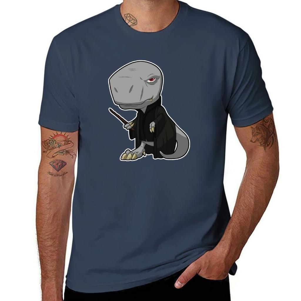 Wizard Evil Dino TShirt Plus Size NonShrink TShirt