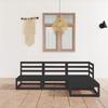 Garden Furniture Set 4 Pcs Solid Pine Wood
