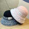 Knitted Fisherman Hat for Women In Autumn and Winter Cold Proof and Warm Ear Protecting Basin Hat Versatile Face Showing Small Woolen Hat