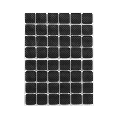 48Pcs Black NOn Slip Self Adhesive Floor Protectors Furniture Sofa Table Chair Rubber Feet Pads