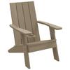 VidaXL Chaise de jardin Adirondack marron clair 75x88,5x89,5 cm PP 364175