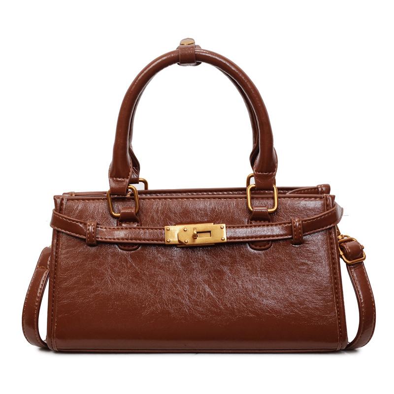 New Retro Handbag Women's 2025 Autumn and Winter Fashion Shoulder Bag Korean Version Trendy Messenger Bag Versatile Underarm Bag