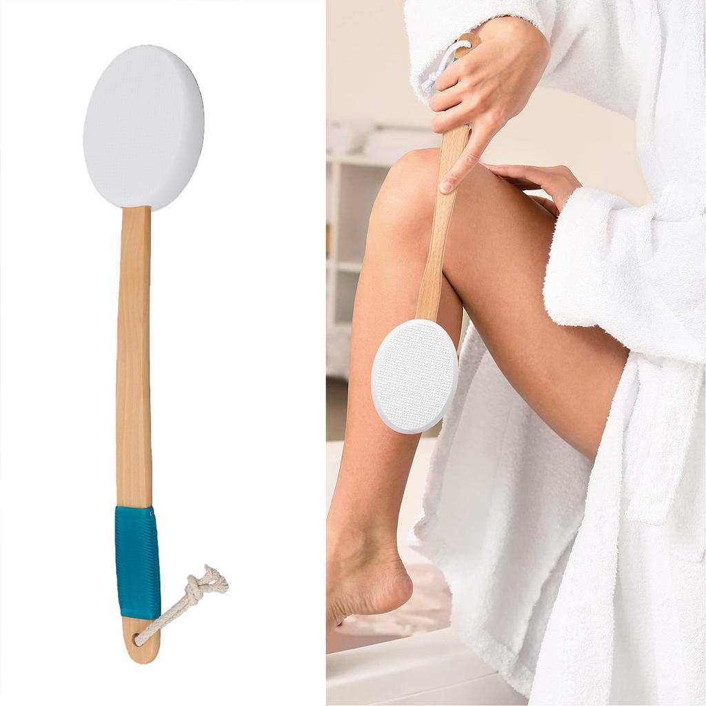 Body Lotion Applicator Wooden Non Slip Grip Handle Lotion Applicator with  Ing Rope for Easy Drying