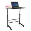 60cm Removable Side Table Height Adjustable Movable Portable Laptop Desk Stand For Bed Sofa Office
