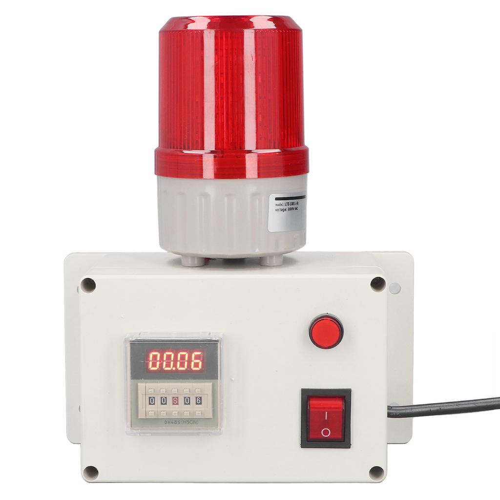 Industrielle Alarmsirene Intelligentes Ton-Blitzlicht Außenbereich Zeitverzögerung 110db 5 Tasten mit Befestigungslaschen