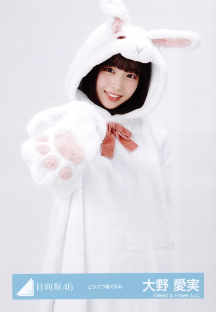 Hinatazaka46 Raw Photo Animal Costume 4 Types Complete Set Ohno Manami