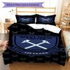 WHUFC Logo  Bedding Quilt Set Quilt Cover Pillowcase Home Decoration Birthday Gift (1 * Duvet Cover + 2 * Pillowcase, Without Core)