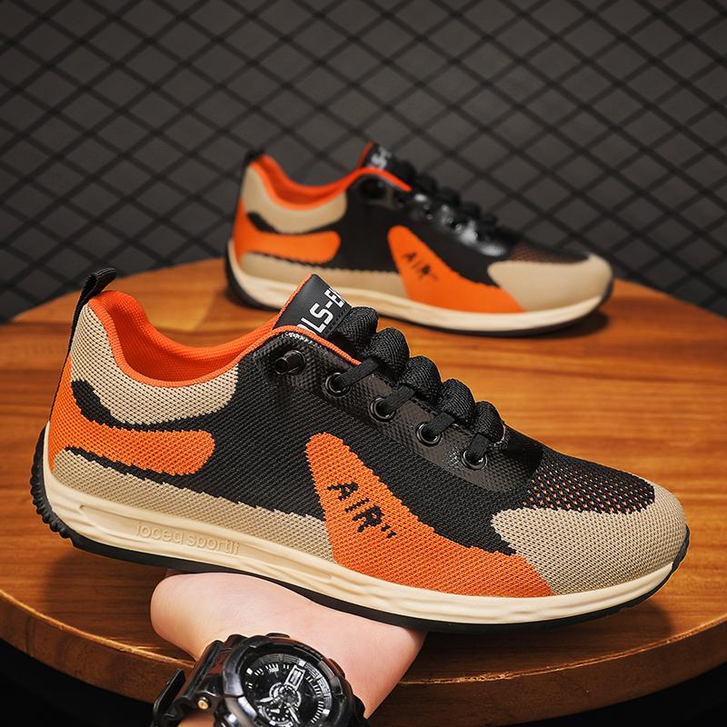 

Мужская обувь, мужские кроссовки высокого качества, модная уличная повседневная обувь для мужчин, удобная брендовая уличная обувь, обувь для скейтбординга 39 оранжевый