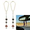 Set of 2 Mushroom Ornaments, Window Charms, Car Hanging Decorations,