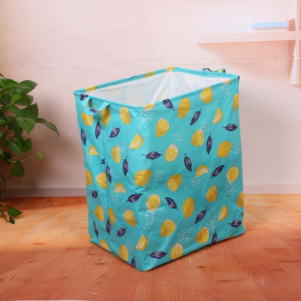 Foldable Jumbo Laundry Bag & Storage Basket with Drawstring for Clothes and Quilts