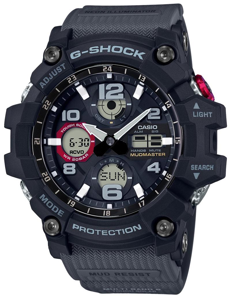 Casio G-Shock MUDMASTER Radio-Controlled Solar Watch GWG-100-1A8JF Men's Gray [Official Japanese Product]