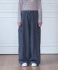 PANDORAFIT Stone Cargo Wide-Leg Pants (Charcoal)