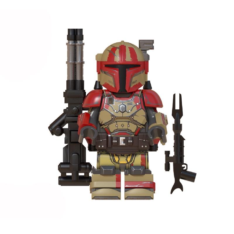 

Mandalorian Small Particle Assembly Building Blocks Toy Bag Abs Plastic Material Diy 0-38 Pieces 0.008kg Net Weight Non-electric Style A