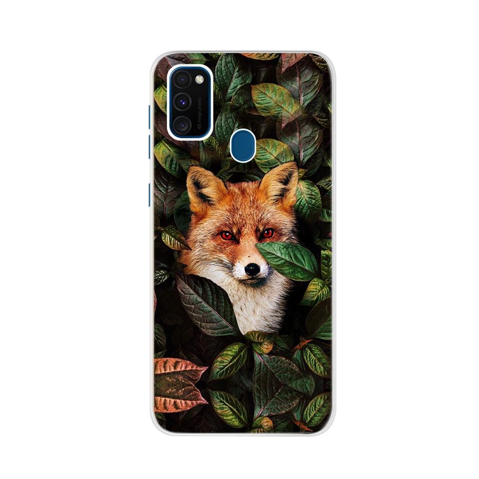 For Samsung Galaxy M21 Case Samsung M30s Soft Slim Cute Painted Phone Back Cover For Samsung M21 M 21 M215F Cases Bumper Fundas