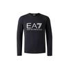SS23 EA7 Series Letter Number Logo Print Crew Neck Long Sleeve T-Shirt Men Tops Black 6YPTB3-PJ20Z-22BN