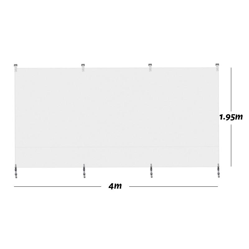 4x1,95 M Caravan Sichtschutz Auto Seitenmarkise Dachzelt Sonnenschutz Schatten SUV Camping Baldachin Outdoor Zelte Zubehör Kit