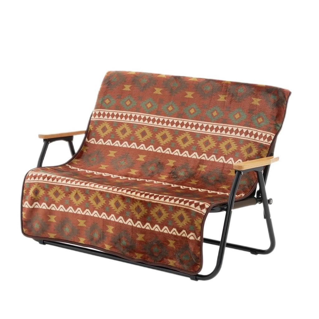 LOGOS Boa Fleece Chair for 2 Cover 73391011 & (Red)