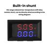 DC0-100V 10A Digital Voltmeter Ammeter CM430 Voltage Current Detector Meter Amp Volt Gauge 0.28" Red Blue LED Dual Display Panel