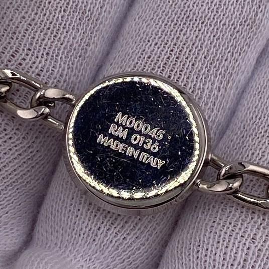 LOUIS VUITTON M00045 Chain metal LV Horn Bracelet bracelet Silver metal Women Used