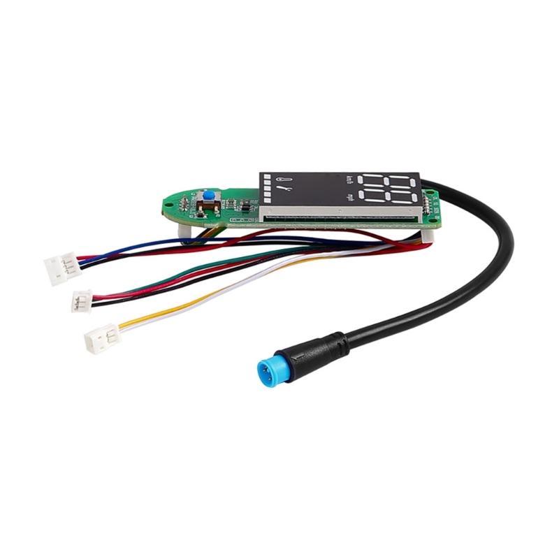 Electric Scooter Dashboard Circuit Board Featuring Screen Cover Digital Display Dashboard Simple Install for MAX 30