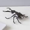 Metal Handicrafts Simulated Insect Sculpture Beetle Scarab Beetle Silver Insect Metal Figurine Home Decoration Accessories