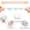 2 Paar Silikon-Zehenspreizer zur Linderung von Ballenzehen & Zehenausrichtung - Hallux Valgus Korrektor
