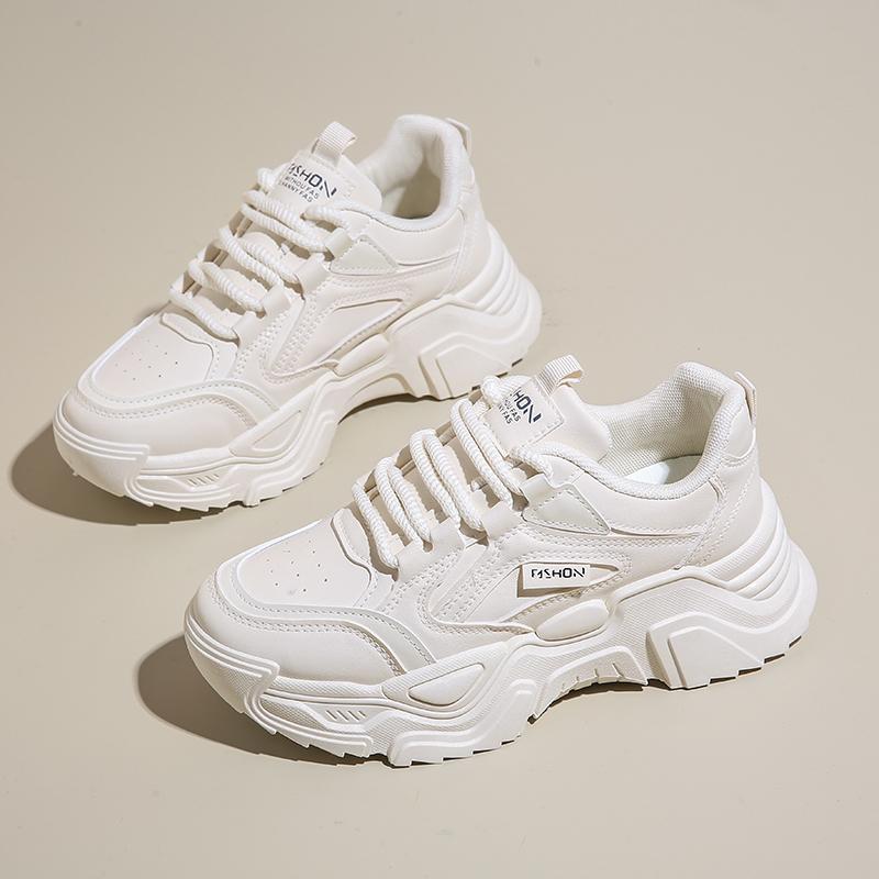 Fashion Dad Shoes Women 2025 Autumn New Korean Style for StudentsinsTrendy Versatile Thick-Soled Sneakers Casual Shoes