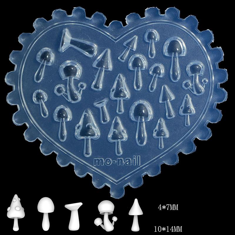 Molde para Esculpir Uñas Flor Creativa Mariposa Copo de Nieve Decoraciones para Uñas Nail Art Placas de Estampado Manicura DIY Accesorios Herramientas