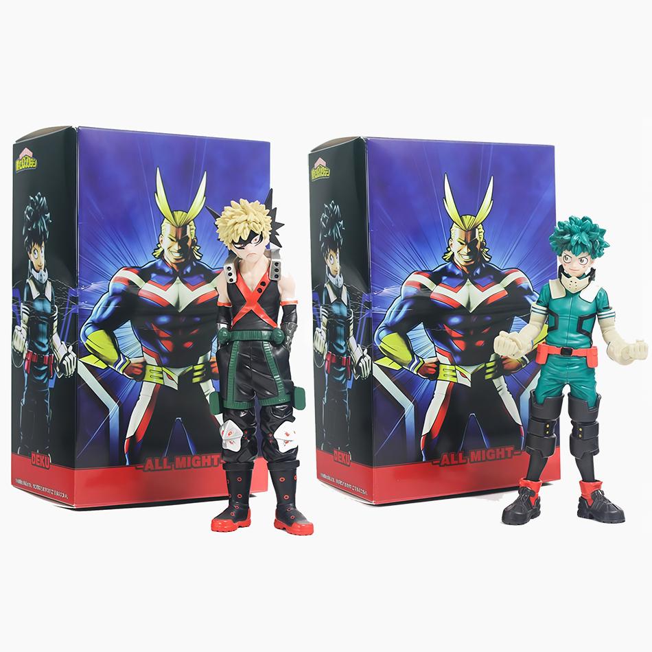 In Stock New Anime My Hero Academia Midoriya Izuku Bakugou Katsuki Anime Figure Toys for Kids Christmas Gifts