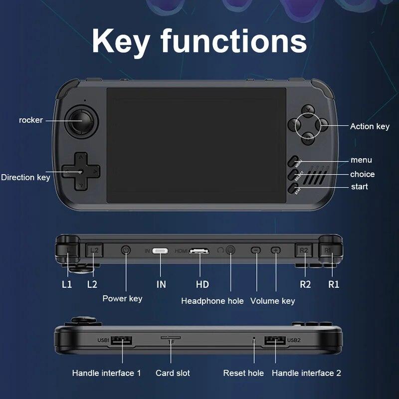 

Бестселлер X39 Pro Портативная игровая консоль Ips-экран Чип Atm7051 4,3-дюймовая портативная игровая консоль Поддержка 2 игроков Battle