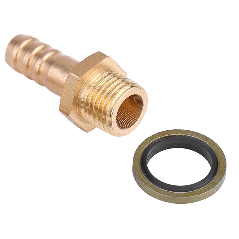 4Pcs Motorcycle Oil Cooler Oil Cooled System M8 Hollow Screw Adapter Fitting M12*1.25mm