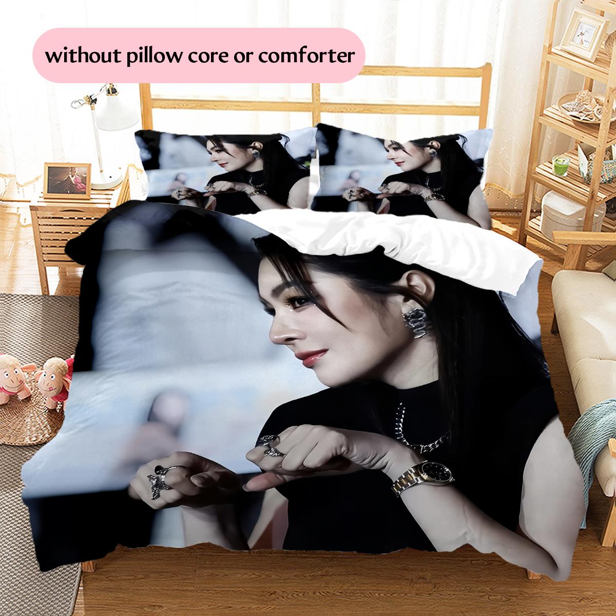 

Faye Peraya Pattern Bedding Home Decoration Birthday & Festival Gift (1 * duvet cover + 2 * pillowcase, without core) 135x200cm