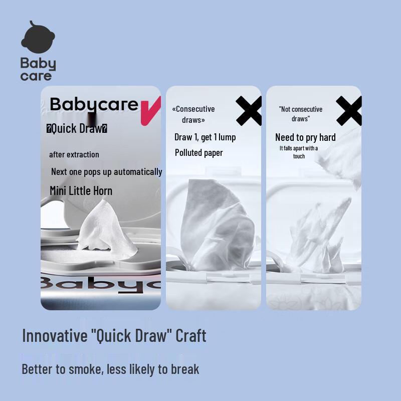 Babycare Pure Water Baby Wet Toilet Wipes