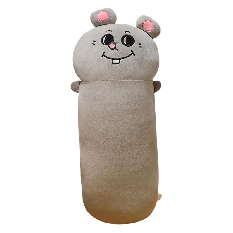 New Cute Long Mouse Doll Meiji and Rat Changtian Throw Pillow Doll Mouse Plush Toy Exchange