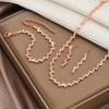 Yousheng 3 Pcs/Set Women Jewelry Set Rhinestone Choker Hanging Earrings Bracelet Set with Extension Chain Prom Party Bride Wedding Jewelry
