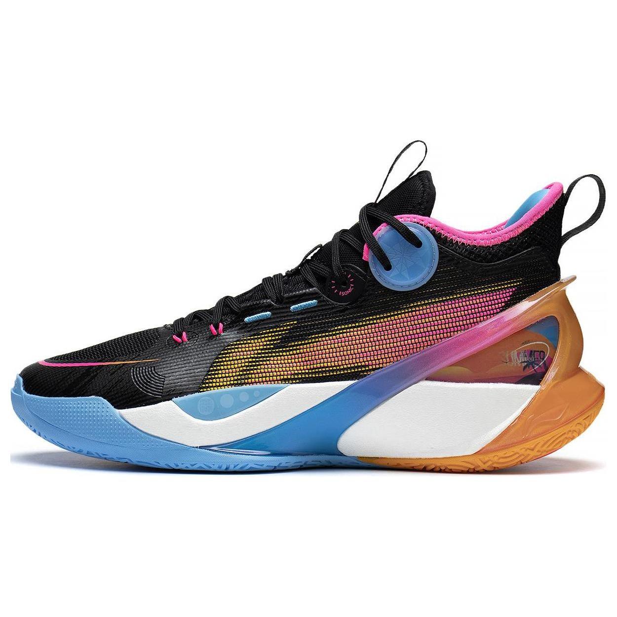 Li-Ning Sonic 10 Ultra Mid  Black Blue Multi  Men s ABAS145-5 EU 42⅓